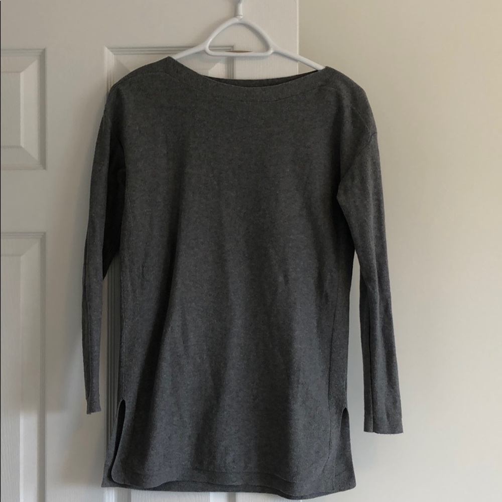 Gray GAP Boat-Neck Tunic